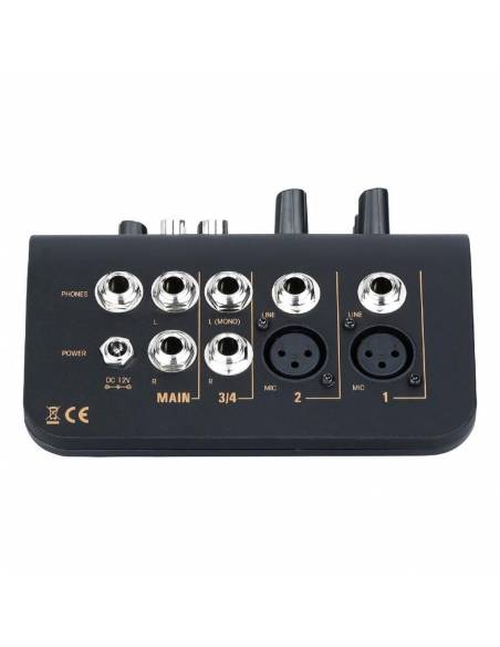 AUDIOPHONY Mi3 MESA DE MEZCLAS 3CH 2 MIC + 1 ESTÃREO AUDIOPHONY