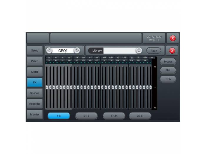 AUDIOPHONY LIVEtouch20 Mesa digital AUDIOPHONY