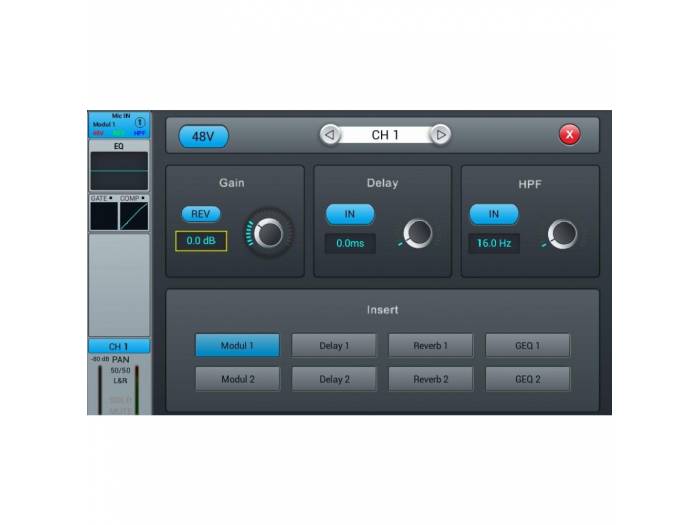 AUDIOPHONY LIVEtouch20 Mesa digital AUDIOPHONY