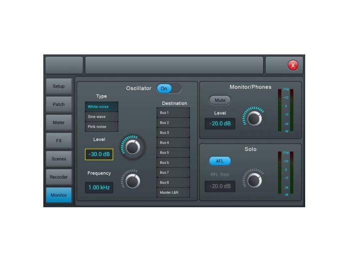 AUDIOPHONY LIVEtouch20 Mesa digital AUDIOPHONY