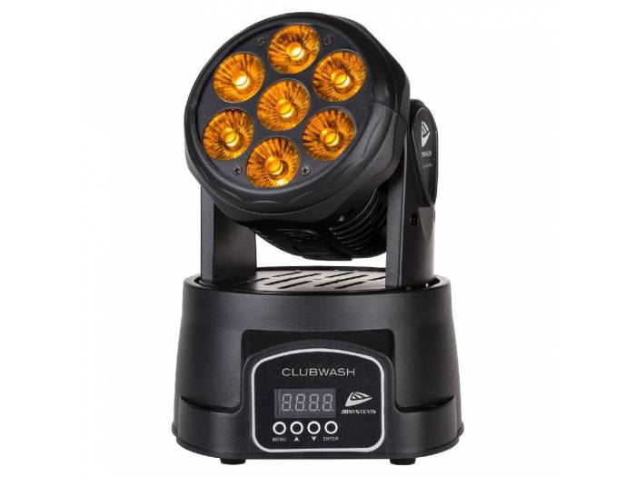 JB SYSTEMS CLUBWASH CABEZA MÃVIL 7x12 RGBWA+UV JBSYSTEMS