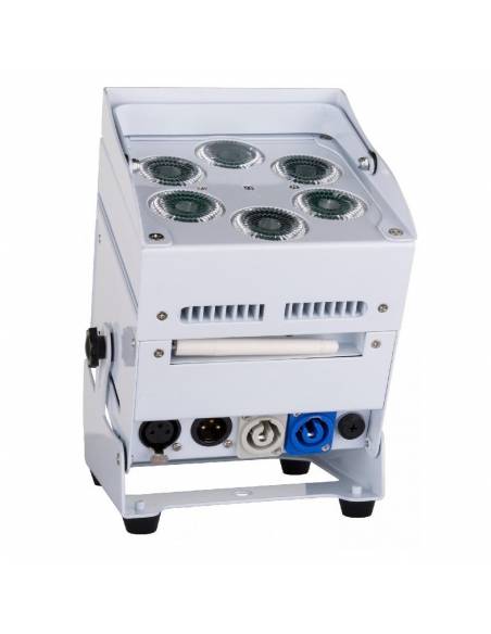 JB SYSTEMS ACCU COLOR WHITE FOCO LED 6x10w RGBWA BATERÃA JBSYSTEMS