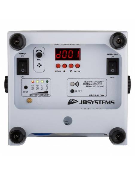 JB SYSTEMS ACCU COLOR WHITE FOCO LED 6x10w RGBWA BATERÃA JBSYSTEMS