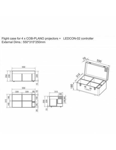 JB SYSTEMS PARTY SPOT FOCO PAR LED 7x8 RGBW JBSYSTEMS