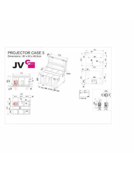 BRITEQ PROJECTOR CASE 5 - RACK 6 BT-THEATRE BRITEQ