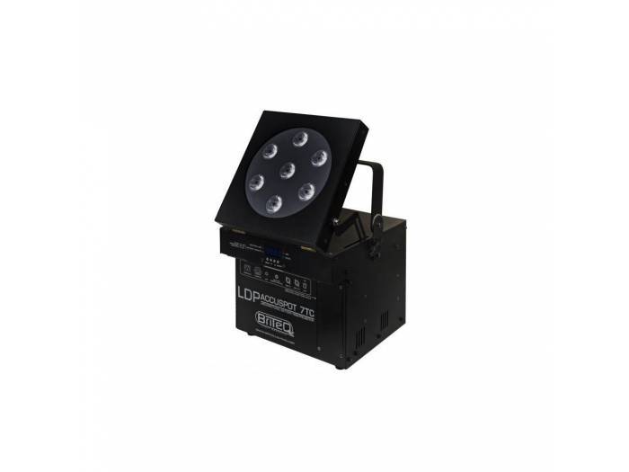 BRITEQ LDP-ACCUSPOT FOCO BATERIA 7 RGB-LEDs (BATERIA NO