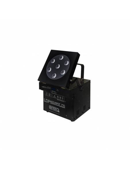 BRITEQ LDP-ACCUSPOT FOCO BATERIA 7 RGB-LEDs (BATERIA NO INCLUIDA)