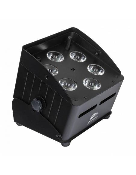 ACCU-COMPACT FOCO LED 6x10w RGBWA BATERÍA JBSYSTEMS