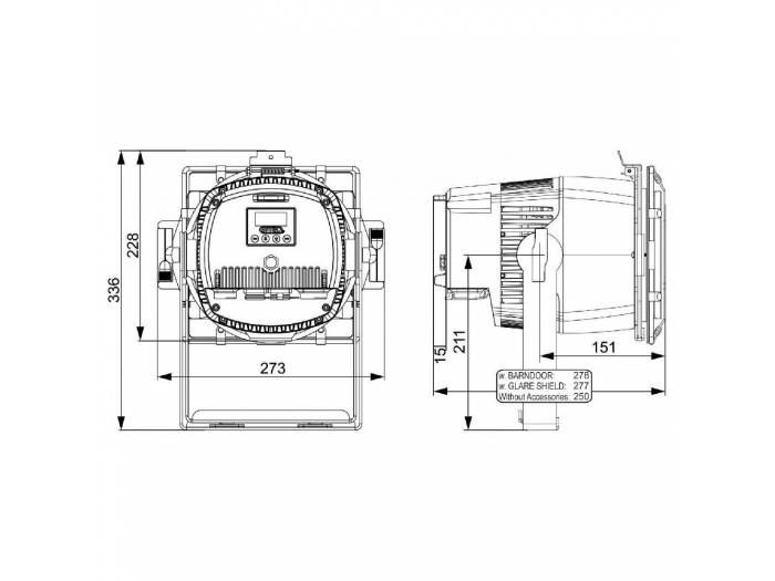 BT-COLORAY MULTI FOCO 120W RGBW BRITEQ