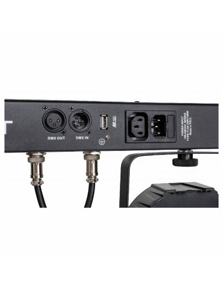 LIVESET2 BARRA 4x PROYECTORES 4 LED + STROBO + TRÍPODE JBSYSTEMS