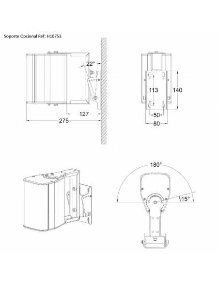 iLINE23 ALTAVOZ 40W 2x3" 16 Ohm AUDIOPHONY
