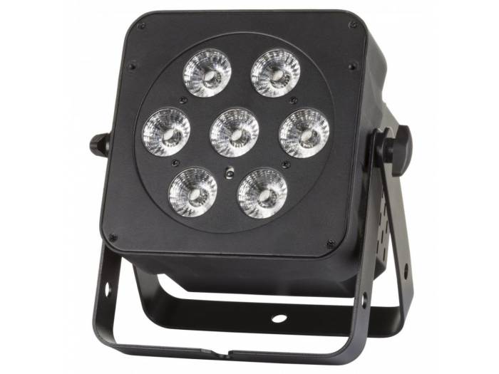 LED PLANO 6EN1 FOCO LED PLANO 7x12w RGBW+UV JBSYSTEMS