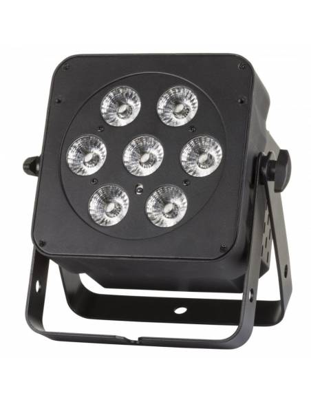 LED PLANO 6EN1 FOCO LED PLANO 7x12w RGBW+UV JBSYSTEMS