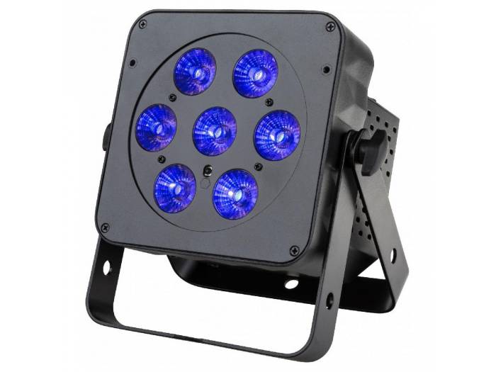 LED PLANO 6EN1 FOCO LED PLANO 7x12w RGBW+UV JBSYSTEMS