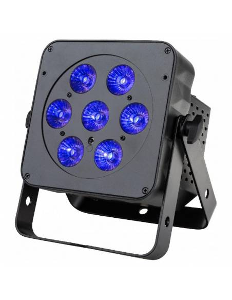LED PLANO 6EN1 FOCO LED PLANO 7x12w RGBW+UV JBSYSTEMS