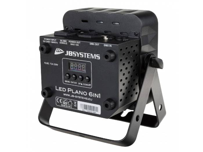 LED PLANO 6EN1 FOCO LED PLANO 7x12w RGBW+UV JBSYSTEMS