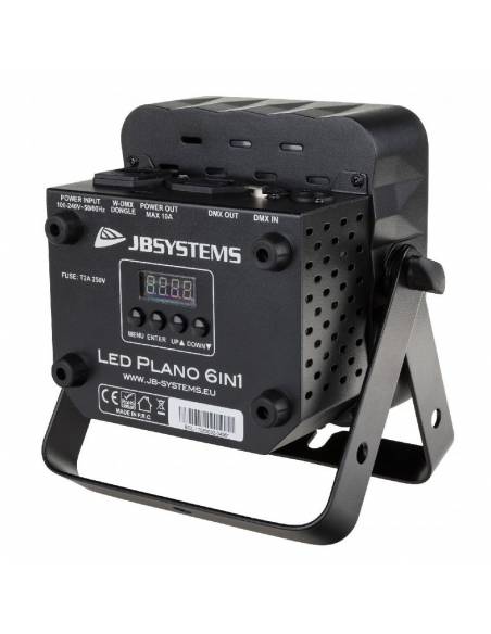 LED PLANO 6EN1 FOCO LED PLANO 7x12w RGBW+UV JBSYSTEMS