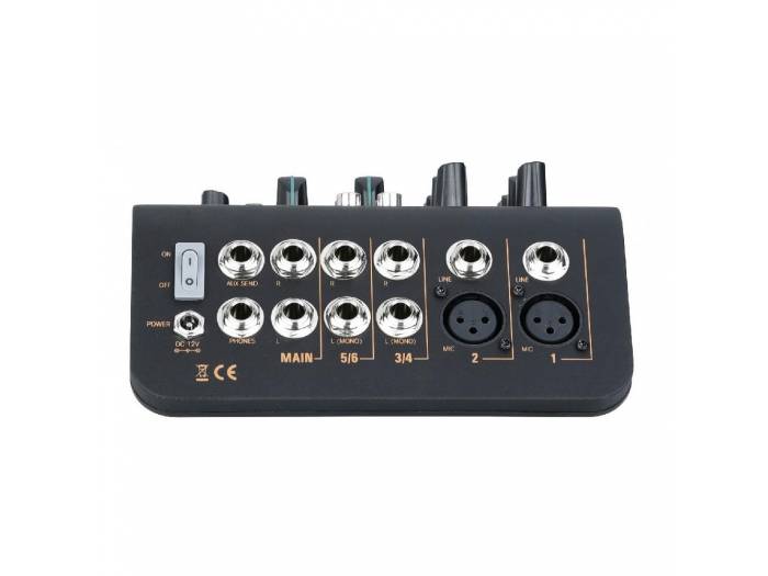 Mi4U MESA DE MEZCLAS USB 4CH 2 MIC + 2 ESTÉREO + 1 AUX AUDIOPHONY