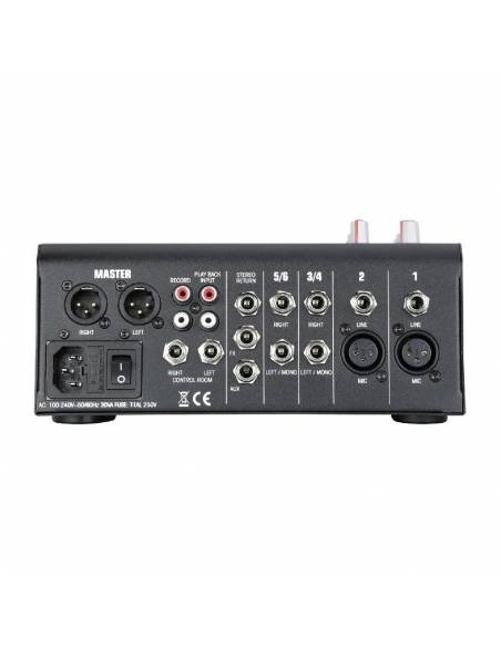 MPX-6 MESA DE MEZCLAS 6CH DSP / USB / SD / BT AUDIOPHONY