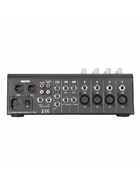 MPX-8 MESA DE MEZCLAS 8CH DSP / USB / SD / BT AUDIOPHONY
