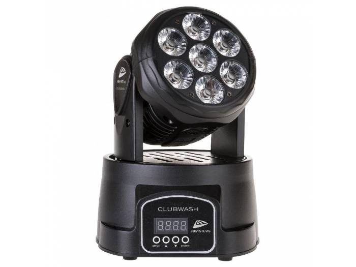 CLUBWASH CABEZA MÓVIL 7x12 RGBWA+UV JBSYSTEMS