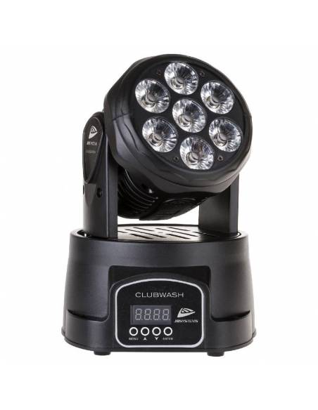 CLUBWASH CABEZA MÓVIL 7x12 RGBWA+UV JBSYSTEMS