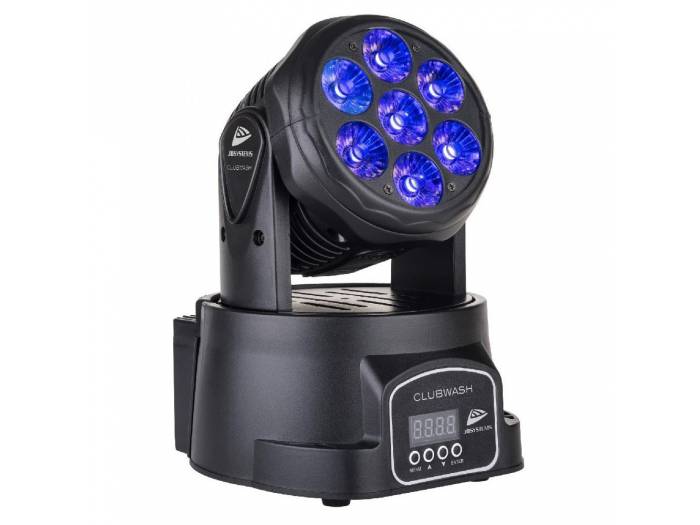 CLUBWASH CABEZA MÓVIL 7x12 RGBWA+UV JBSYSTEMS
