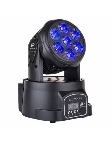 CLUBWASH CABEZA MÓVIL 7x12 RGBWA+UV JBSYSTEMS