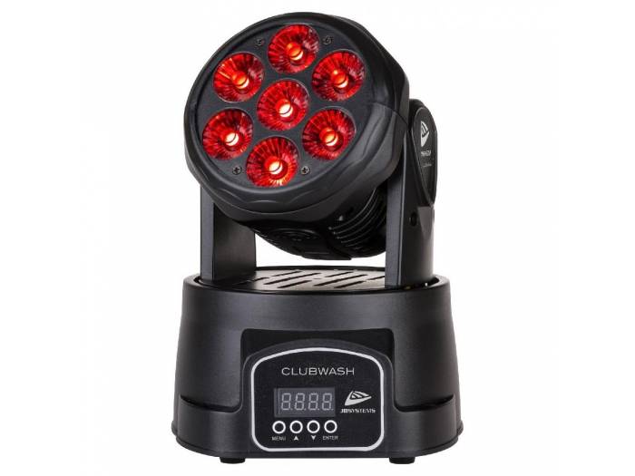 CLUBWASH CABEZA MÓVIL 7x12 RGBWA+UV JBSYSTEMS