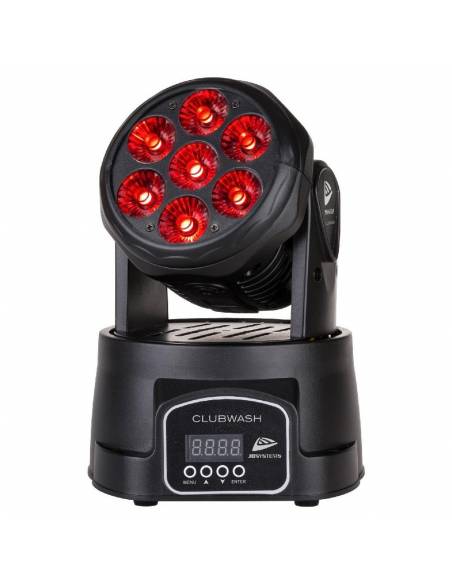 CLUBWASH CABEZA MÓVIL 7x12 RGBWA+UV JBSYSTEMS
