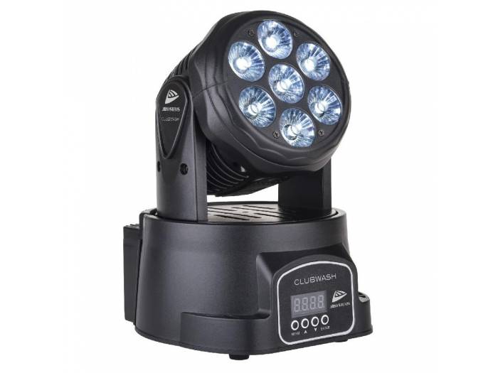 CLUBWASH CABEZA MÓVIL 7x12 RGBWA+UV JBSYSTEMS