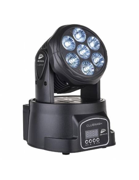 CLUBWASH CABEZA MÓVIL 7x12 RGBWA+UV JBSYSTEMS