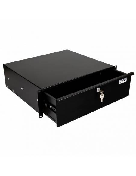 RACK DRAWER 3U CAJÓN CON LLAVE JBSYSTEMS