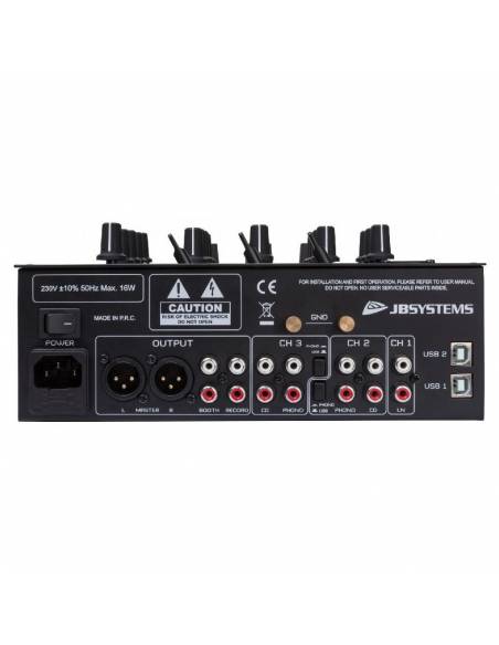 BATTLE4-USB MESA MEZCLAS 4CH JBSYSTEMS