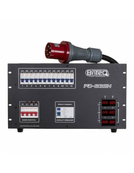 PD-63SH DISTRIBUIDOR CORRIENTE 63A BRITEQ