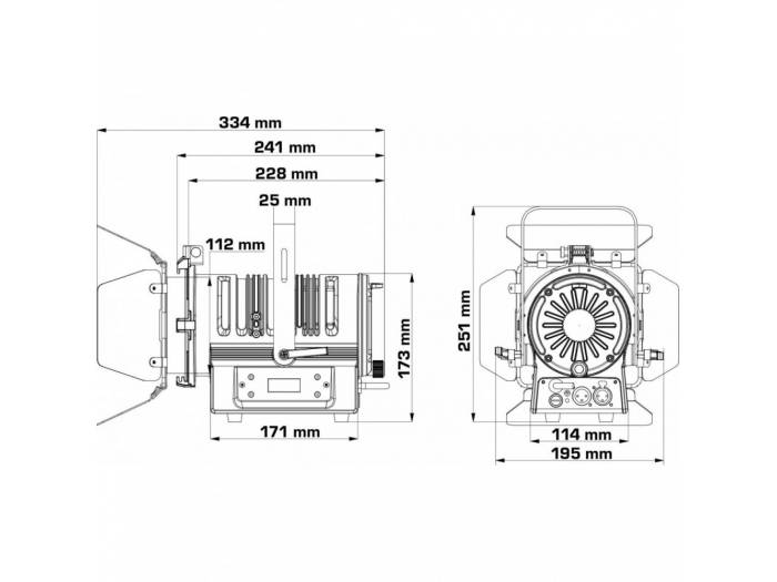 BT-THEATRE 50WW TEATRO 50W 3200K NEGRO BRITEQ