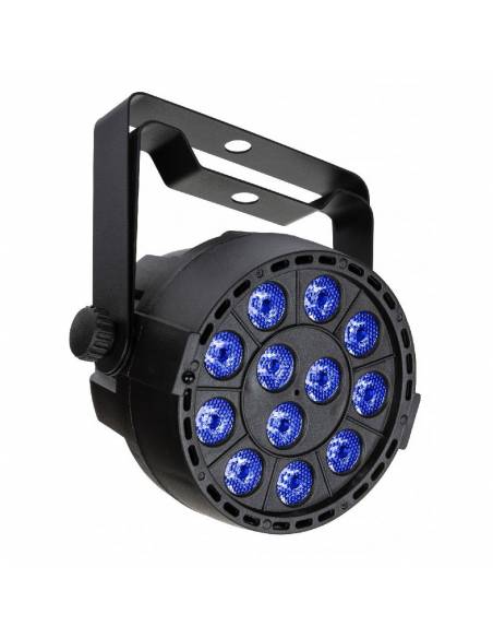 ACCU MINI-PAR BATERIA12x1w RGB 17º JBSYSTEMS
