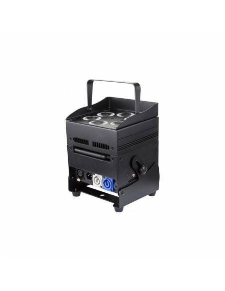 ACCU COLOR BLACK FOCO LED 6x10w RGBWA BATERÍA JBSYSTEMS