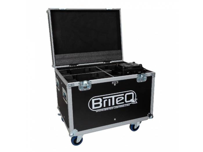 MOVING HEAD CASE 7 - RACK 4x BT-SHARK BRITEQ