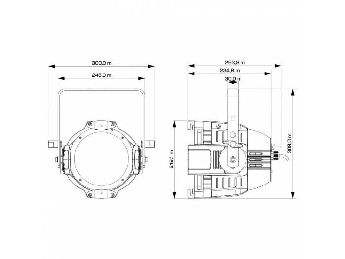 LED UV-GUN LUZ NEGRA 100W BRITEQ