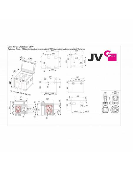 RACK TRANSPORTE 2x CHALLENGER BSW JBSYSTEMS