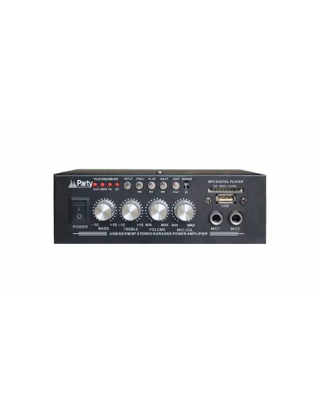 Party PLS1250USB-RC Amplificador HiFi Bluetooth 25+25W - 1