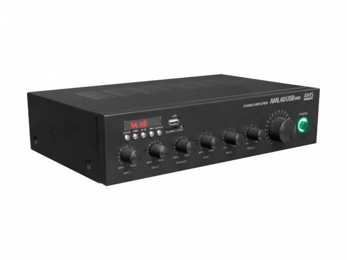 AMS AML 60 USB MKII Amplificador para instalación USB/BLUETOOTH - 2