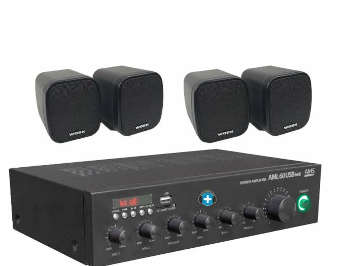 Pack Tienda 10040 - Hilo musical con altavoces en Color Negro - 2