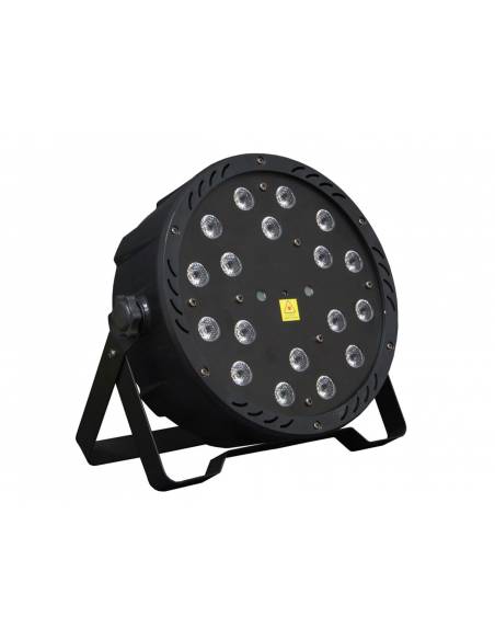 AMS FOCO PAR 62 + LASER - 18 leds 1w + Laser Rojo 100 mw y Laser Verde 30 mw