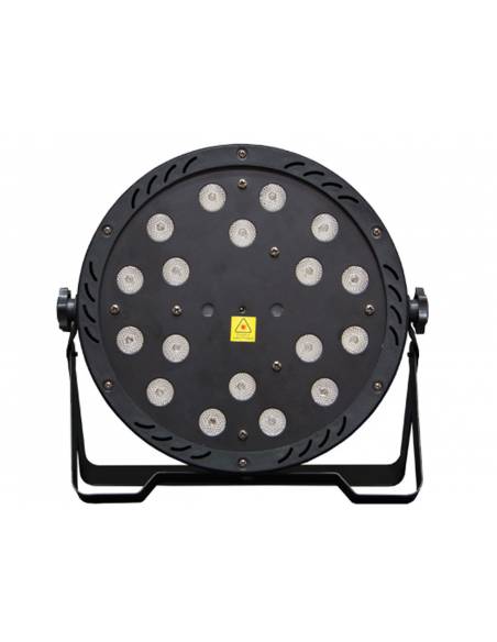 AMS FOCO PAR 62 + LASER - 18 leds 1w + Laser Rojo 100 mw y Laser Verde 30 mw