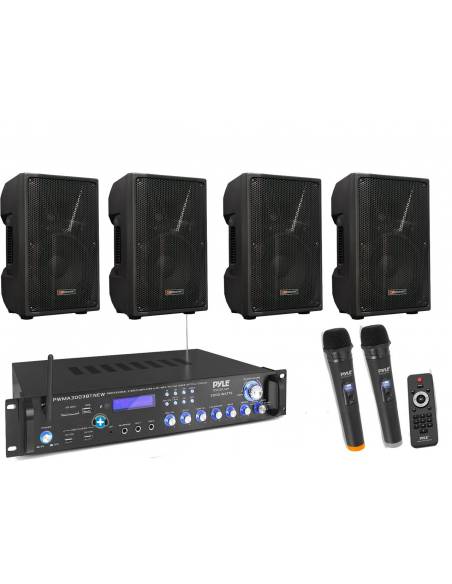 PACK ECO GIM PYLE PLUS - 4 Altavoces 10  pulgadas - 1