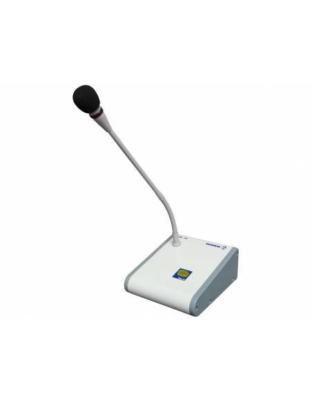 WORK Pro DM 1N Micrófono de condensador con base y avisos.