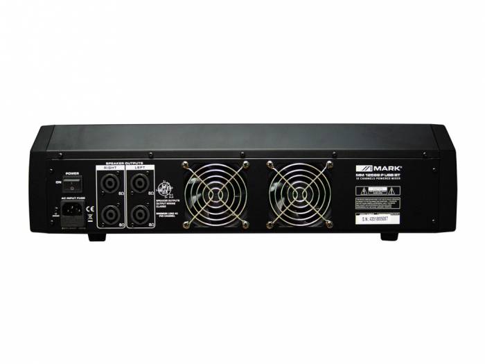 MARK MM 12599 P USB BT Mezclador amplificado 2 x 500 W. 12 canales.
