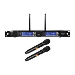 WORK Pro WR 2200 /1 Sistema inalámbrico doble con 2 micrófonos de mano.